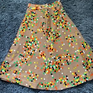 Vintage 70s patterned skirt